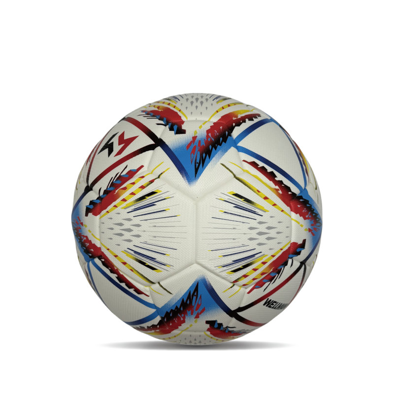 Diamond Pu Leather Professional Ball Soccer Size 5 Custom رنگارنگ Unisex آموزش بادوام فوتبال
