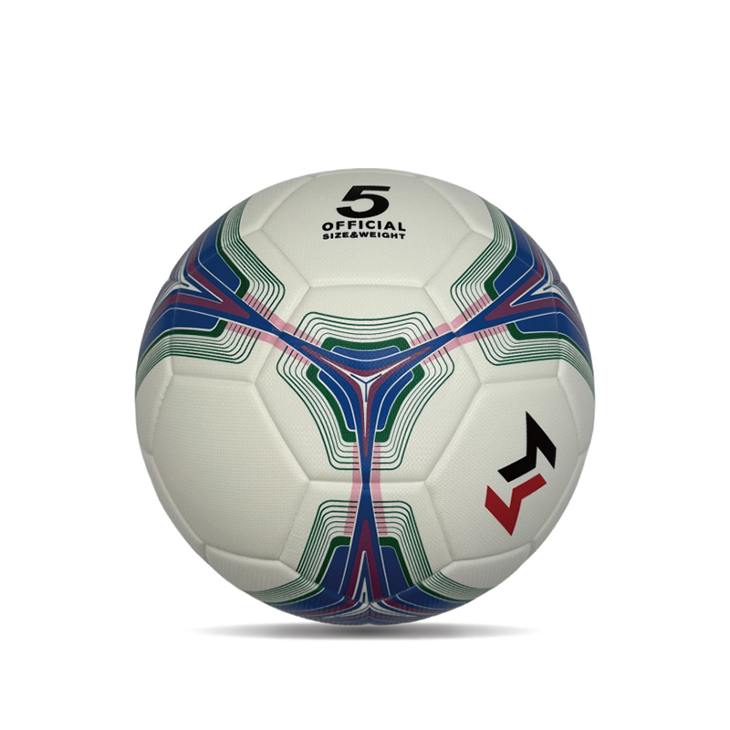 Diamond Pu Leather Professional Ball Soccer Size 5 Custom رنگارنگ Unisex آموزش بادوام فوتبال