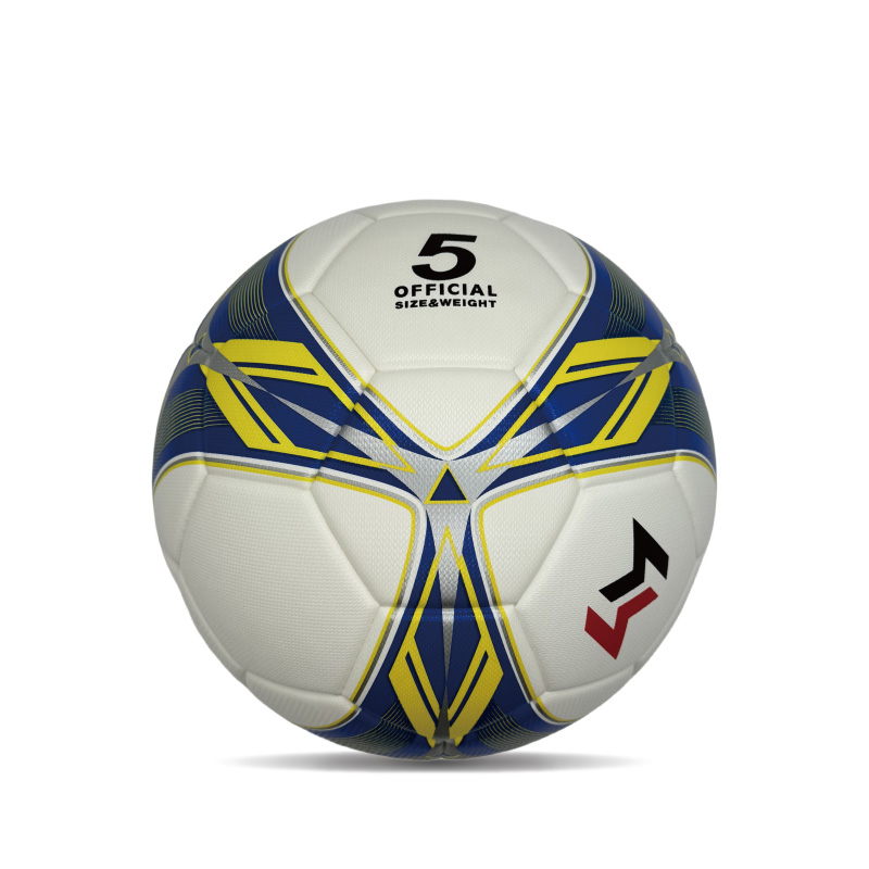 Diamond Pu Leather Professional Ball Soccer Size 5 Custom رنگارنگ Unisex آموزش بادوام فوتبال