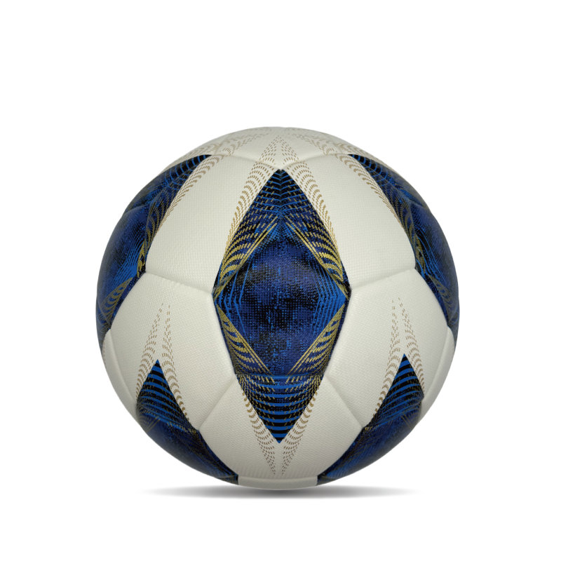 Diamond Pu Leather Professional Ball Soccer Size 5 Custom رنگارنگ Unisex آموزش بادوام فوتبال