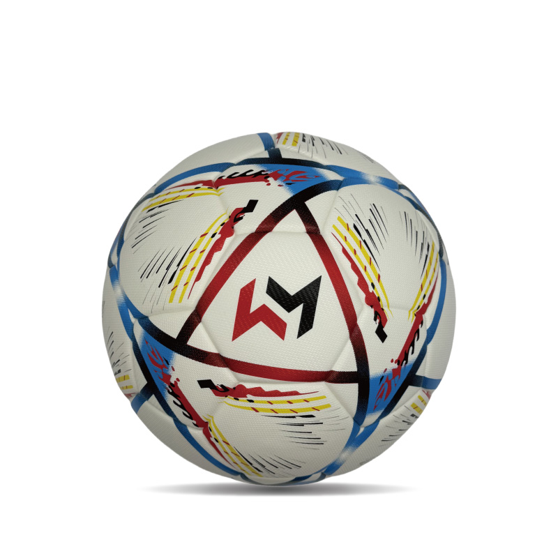 Diamond Pu Leather Professional Ball Soccer Size 5 Custom رنگارنگ Unisex آموزش بادوام فوتبال